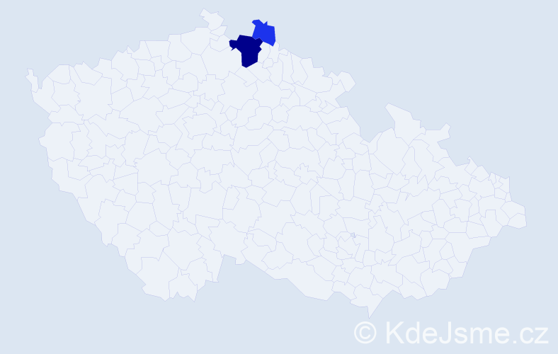 Příjmení: 'Heindorfer', počet výskytů 14 v celé ČR