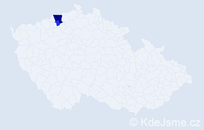 Příjmení: 'Matouschková', počet výskytů 7 v celé ČR