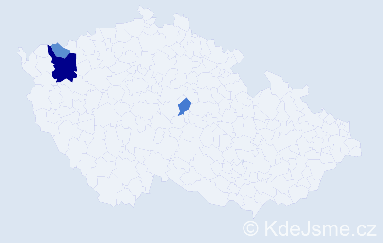 Příjmení: 'Koenigsteinová', počet výskytů 8 v celé ČR