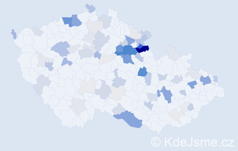 Příjmení: 'Rafaelová', počet výskytů 309 v celé ČR