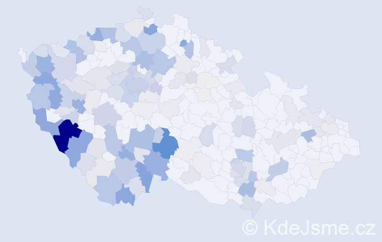 Příjmení: 'Mazanec', počet výskytů 554 v celé ČR