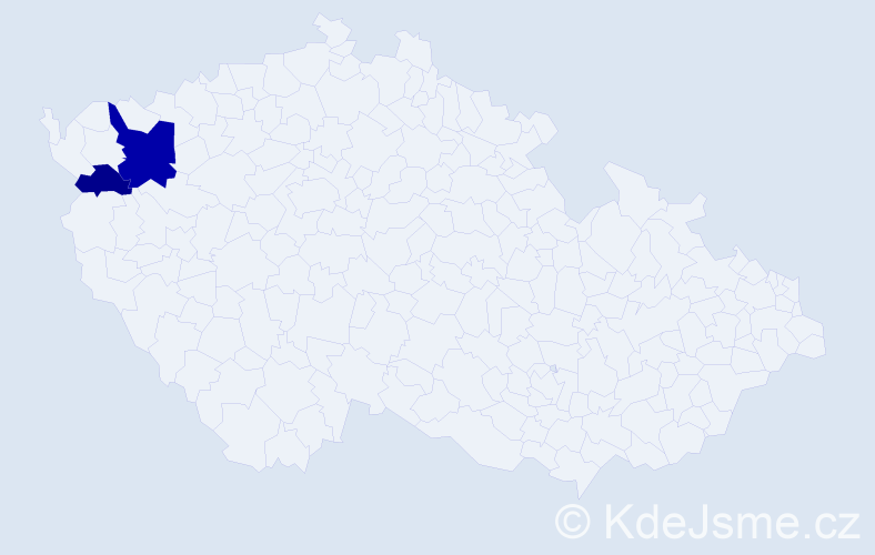 Příjmení: 'Fedosejevová', počet výskytů 4 v celé ČR