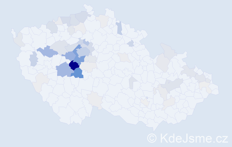 Příjmení: 'Cihelka', počet výskytů 299 v celé ČR