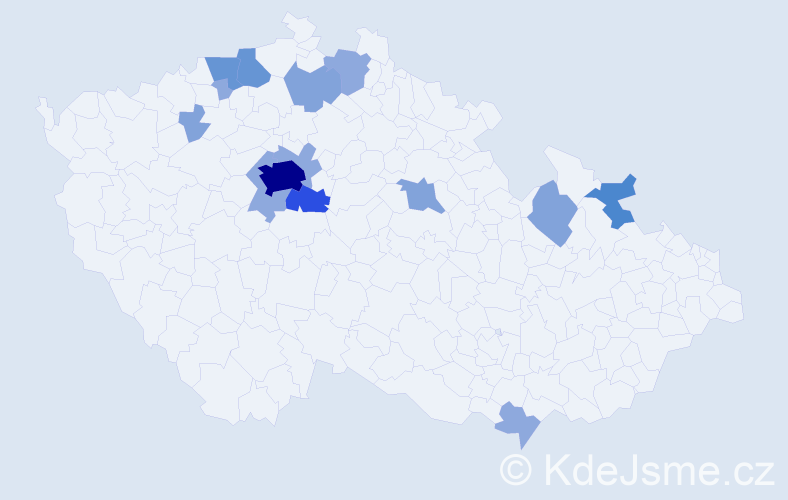 Příjmení: 'Sedlmayerová', počet výskytů 36 v celé ČR