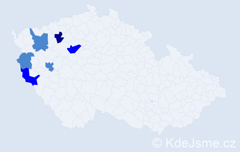 Příjmení: 'Leity', počet výskytů 16 v celé ČR