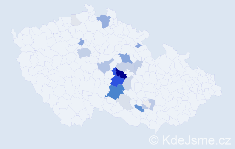 Příjmení: 'Culka', počet výskytů 79 v celé ČR
