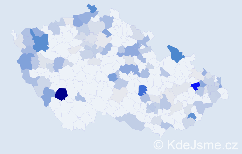 Příjmení: 'Pavlovičová', počet výskytů 328 v celé ČR