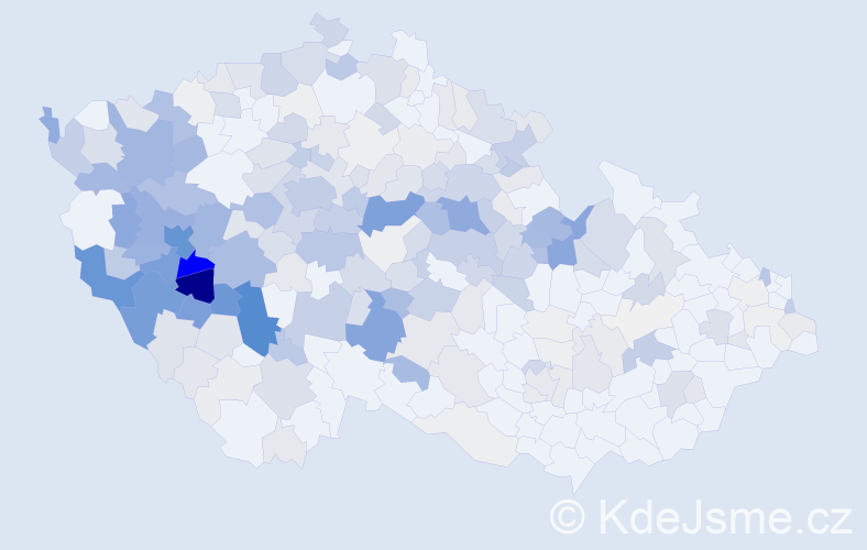 Příjmení: 'Skala', počet výskytů 1111 v celé ČR