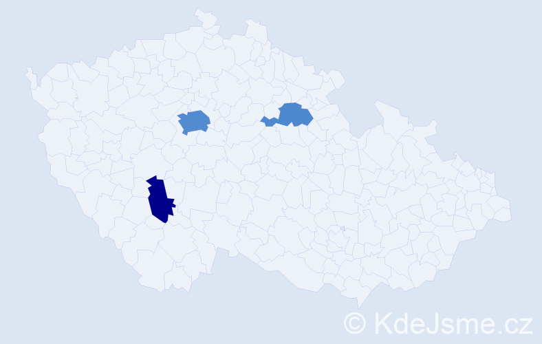 Příjmení: 'Janicki', počet výskytů 8 v celé ČR