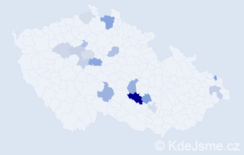 Příjmení: 'Sedmidubský', počet výskytů 49 v celé ČR