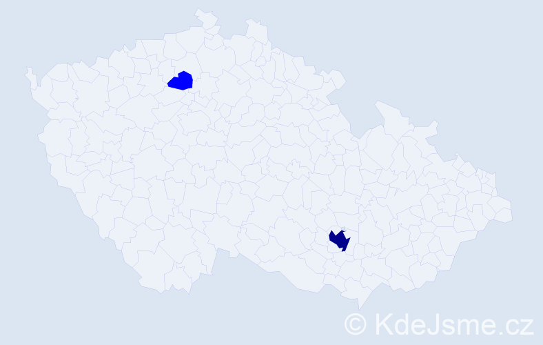 Příjmení: 'Mahamidová', počet výskytů 3 v celé ČR