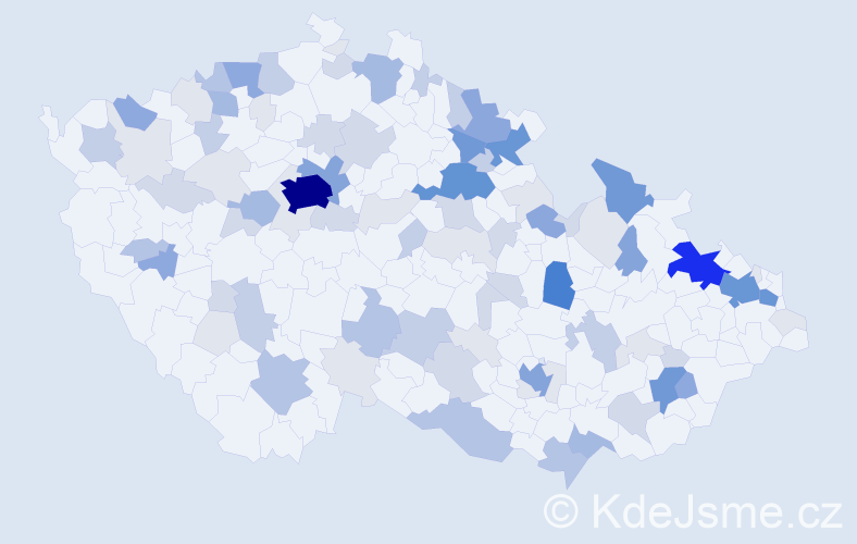 Příjmení: 'Schreiber', počet výskytů 338 v celé ČR