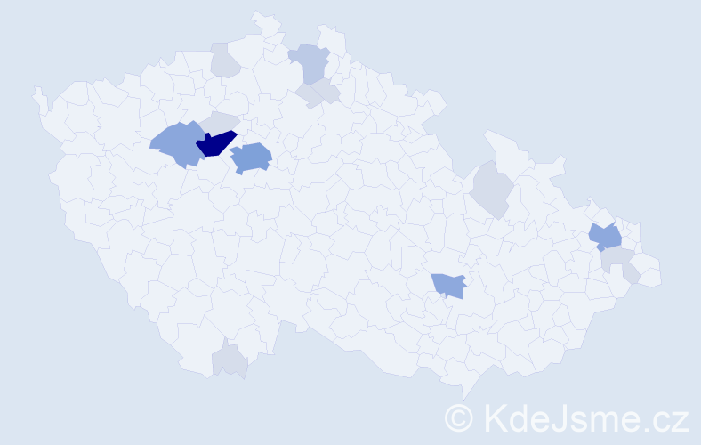 Příjmení: 'Neustupa', počet výskytů 43 v celé ČR