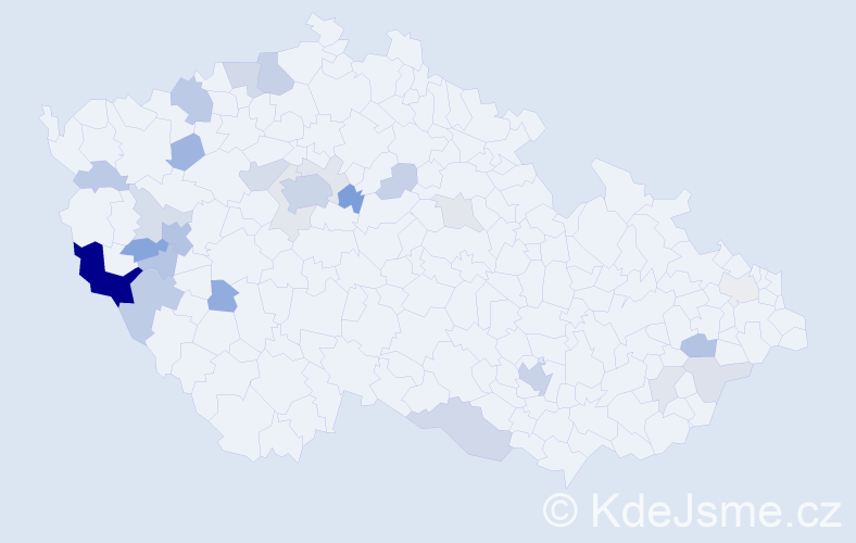 Příjmení: 'Grössl', počet výskytů 79 v celé ČR