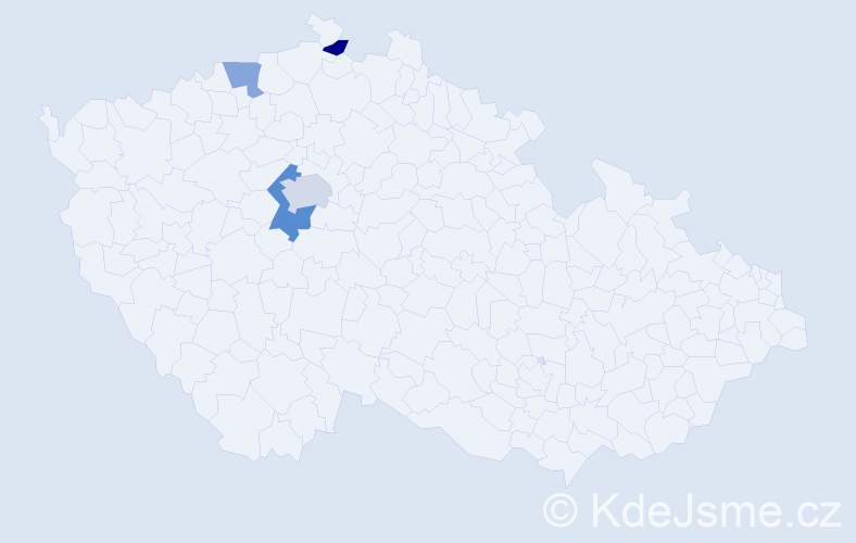 Příjmení: 'Ufimtsev', počet výskytů 6 v celé ČR