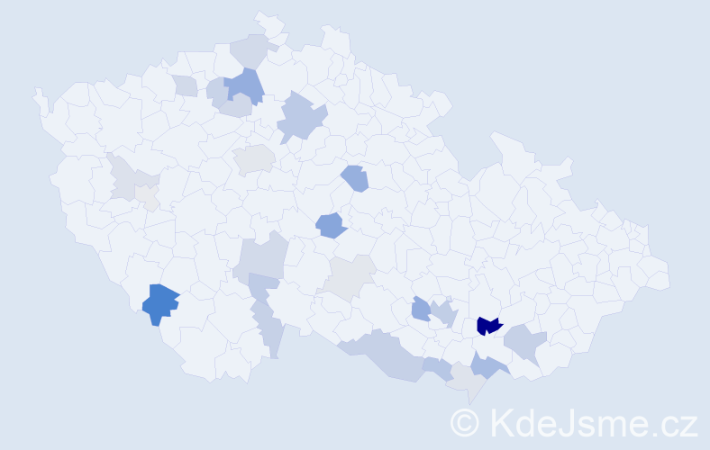 Příjmení: 'Reichmanová', počet výskytů 69 v celé ČR