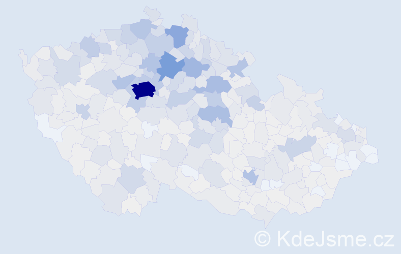 Příjmení: 'Šulc', počet výskytů 3839 v celé ČR