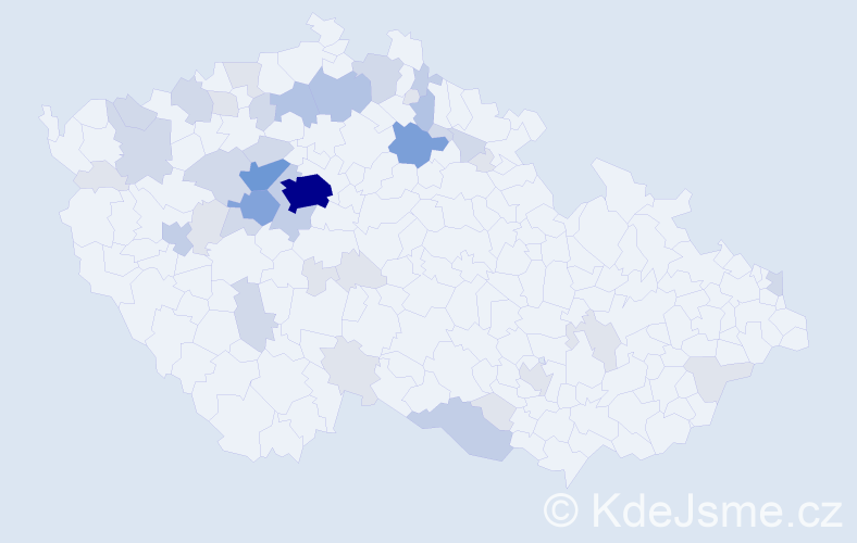 Příjmení: 'Prajzlerová', počet výskytů 121 v celé ČR
