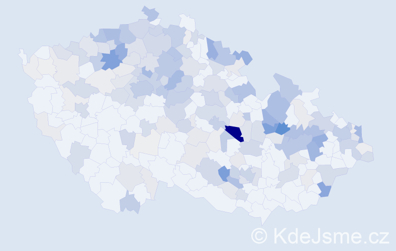 Příjmení: 'Dittrich', počet výskytů 762 v celé ČR