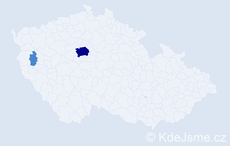 Příjmení: 'Lejko', počet výskytů 4 v celé ČR