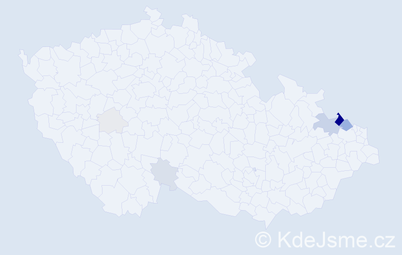 Příjmení: 'Ballarinová', počet výskytů 33 v celé ČR