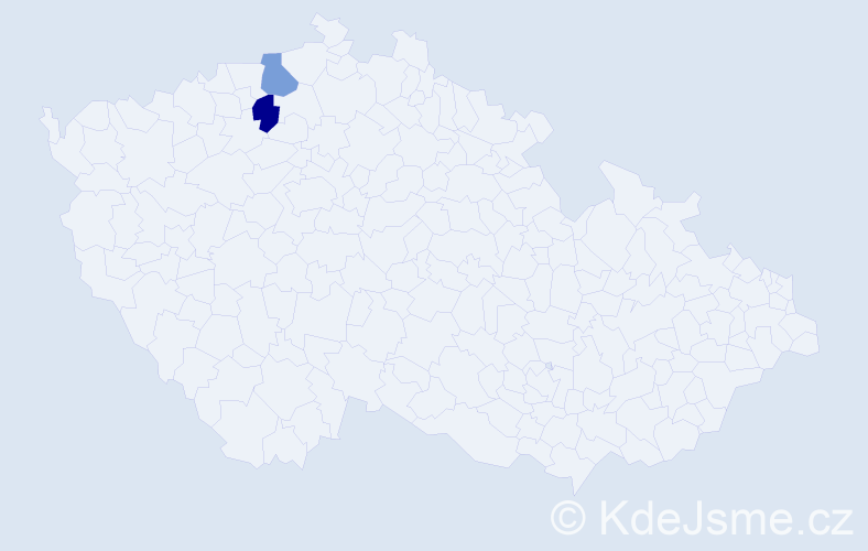 Příjmení: 'Dongala', počet výskytů 2 v celé ČR