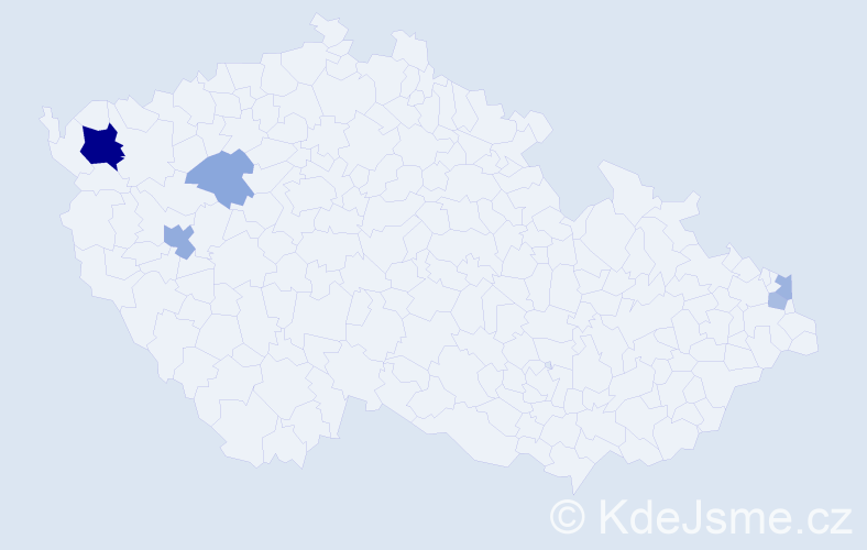 Příjmení: 'Regoš', počet výskytů 11 v celé ČR