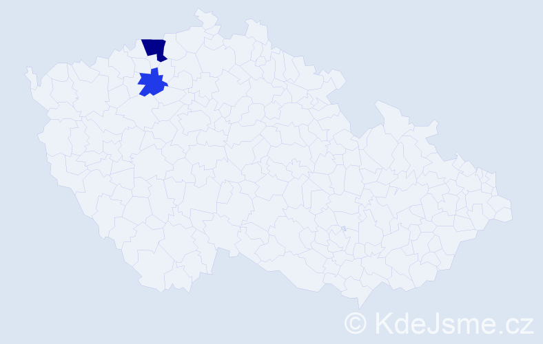 Příjmení: 'Payerle', počet výskytů 4 v celé ČR