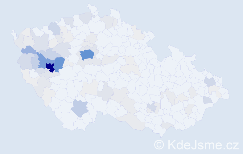 Příjmení: 'Štrunc', počet výskytů 441 v celé ČR