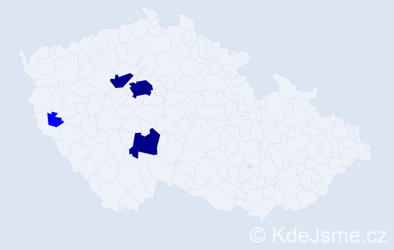 Příjmení: 'Zlatohlavá', počet výskytů 7 v celé ČR