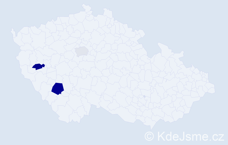 Příjmení: 'Teynor', počet výskytů 4 v celé ČR
