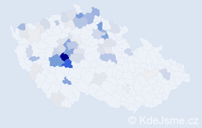 Příjmení: 'Krotilová', počet výskytů 260 v celé ČR