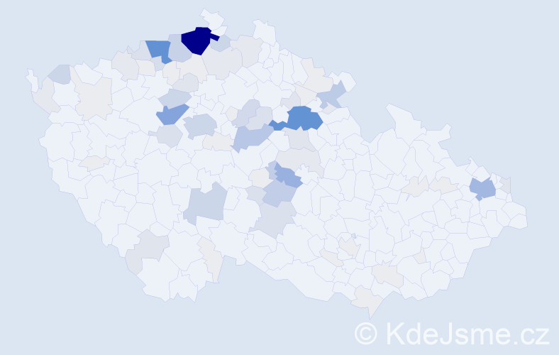 Příjmení: 'Dzurko', počet výskytů 375 v celé ČR