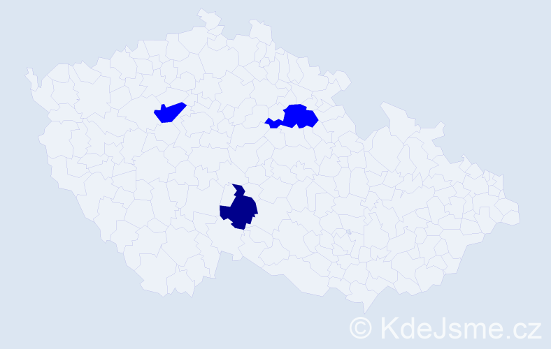 Příjmení: 'Sulaiman', počet výskytů 4 v celé ČR