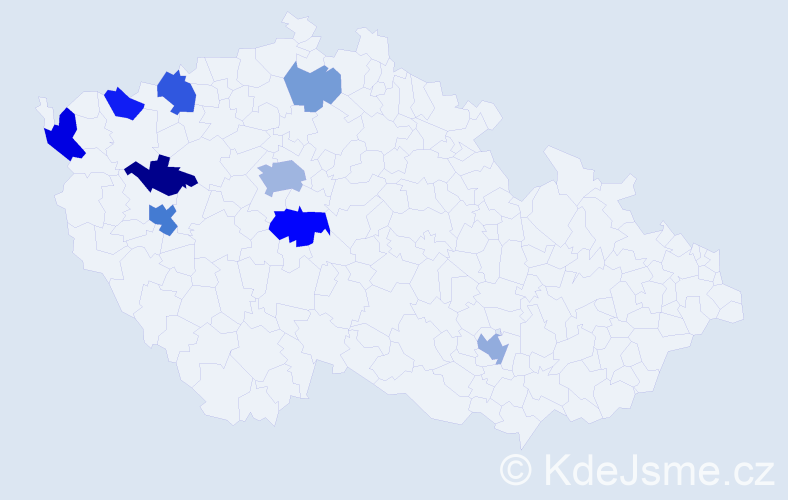 Příjmení: '"Bui Dinh"', počet výskytů 19 v celé ČR