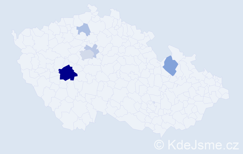Příjmení: 'Karnoš', počet výskytů 17 v celé ČR