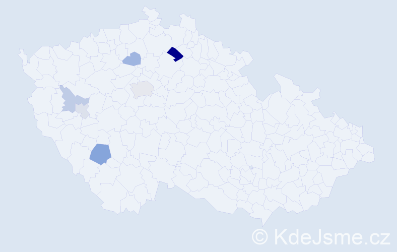 Příjmení: 'Khanenko', počet výskytů 11 v celé ČR