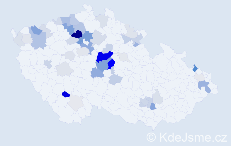 Příjmení: 'Lísková', počet výskytů 153 v celé ČR