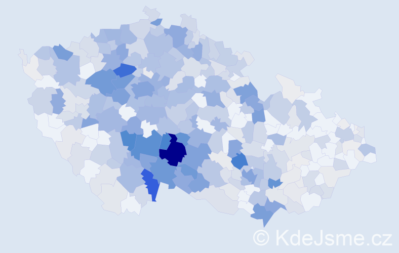 Příjmení: 'Kosová', počet výskytů 1979 v celé ČR