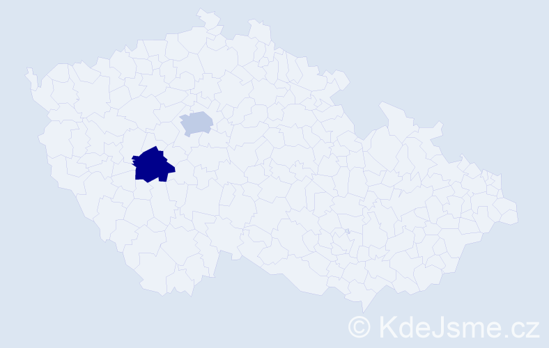 Příjmení: 'Nedbalska', počet výskytů 2 v celé ČR