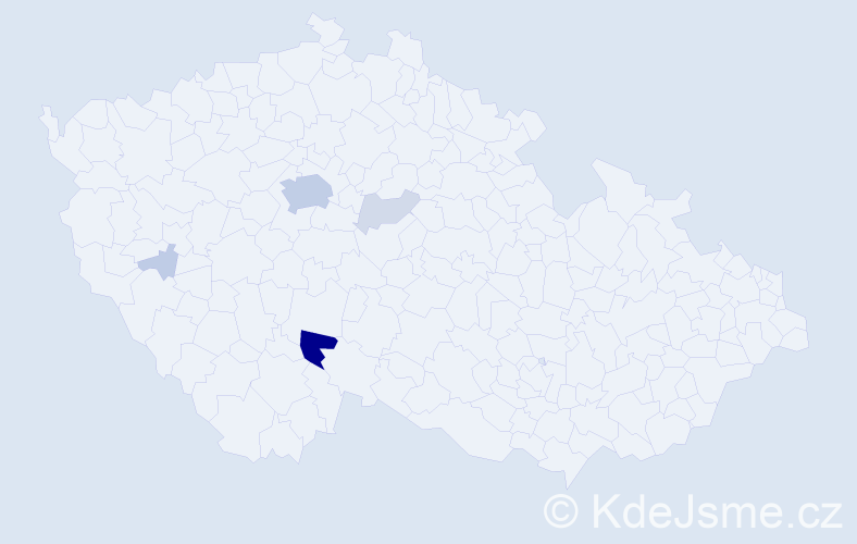 Příjmení: 'Mattanelli', počet výskytů 42 v celé ČR