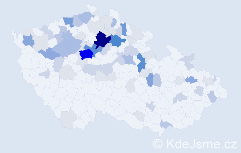 Příjmení: 'Sajdl', počet výskytů 248 v celé ČR