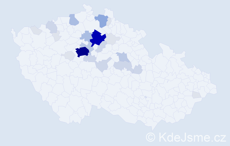 Příjmení: 'Rejmonová', počet výskytů 91 v celé ČR