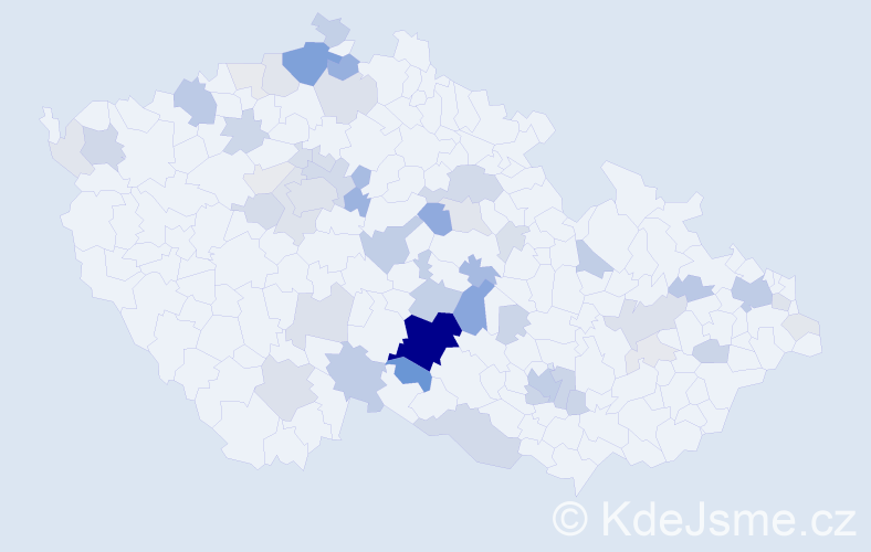 Příjmení: 'Rychtecký', počet výskytů 196 v celé ČR