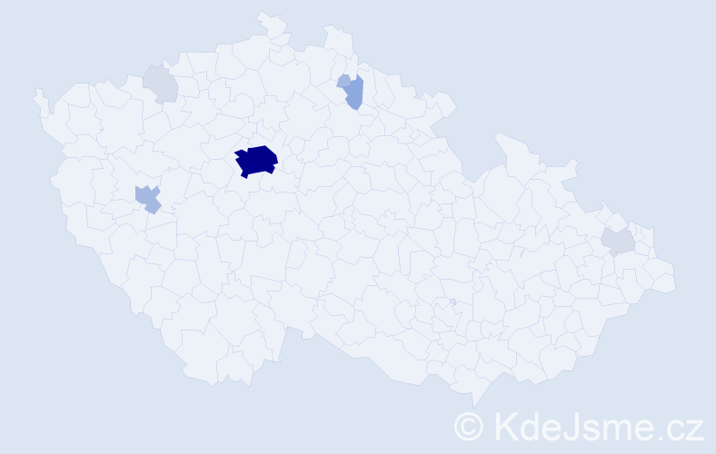 Příjmení: 'Tsohla', počet výskytů 32 v celé ČR
