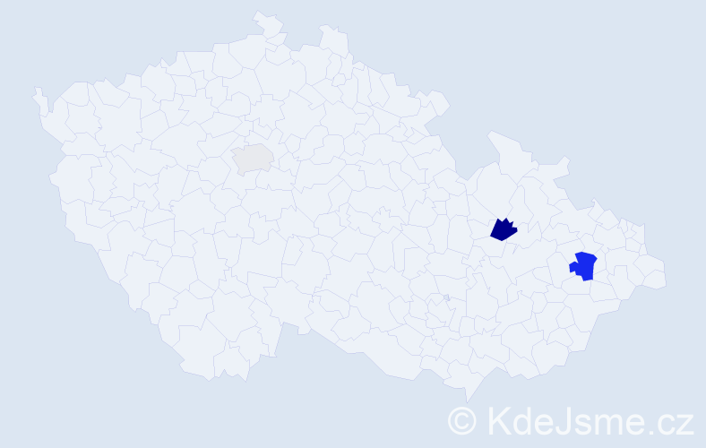 Příjmení: 'Harbula', počet výskytů 6 v celé ČR