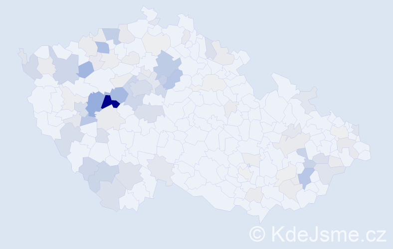 Příjmení: 'Ernestová', počet výskytů 334 v celé ČR