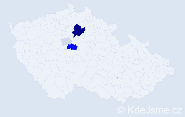 Příjmení: 'Lysychko', počet výskytů 4 v celé ČR