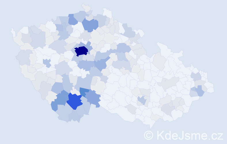 Příjmení: 'Pícha', počet výskytů 940 v celé ČR