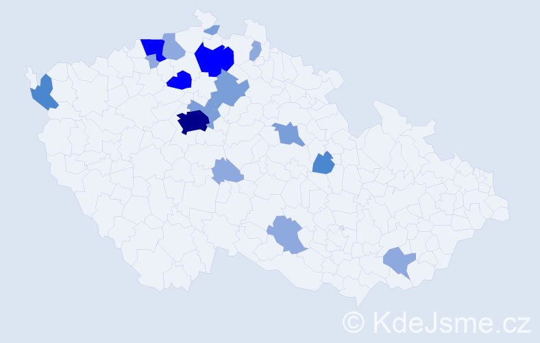 Příjmení: 'Quaiserová', počet výskytů 42 v celé ČR